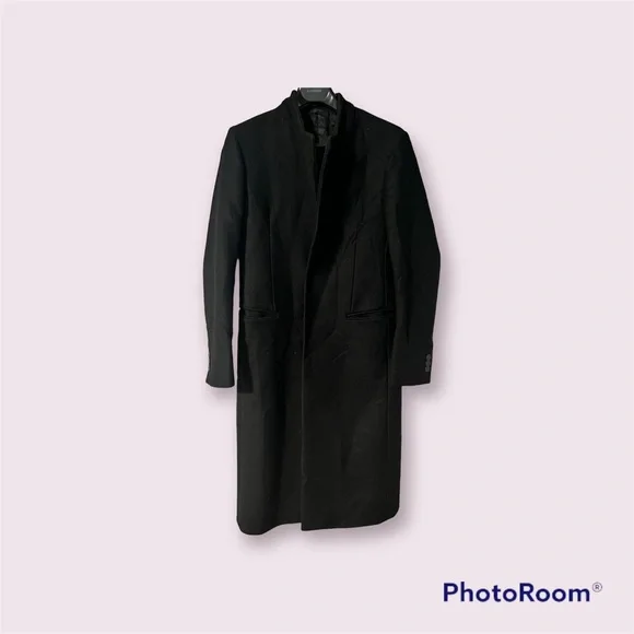 ジャケット・アウター Armani Collezioni Wool Long Coat Men's Armani Collezioni Wool coat, size XXL (Black) | Emmy
